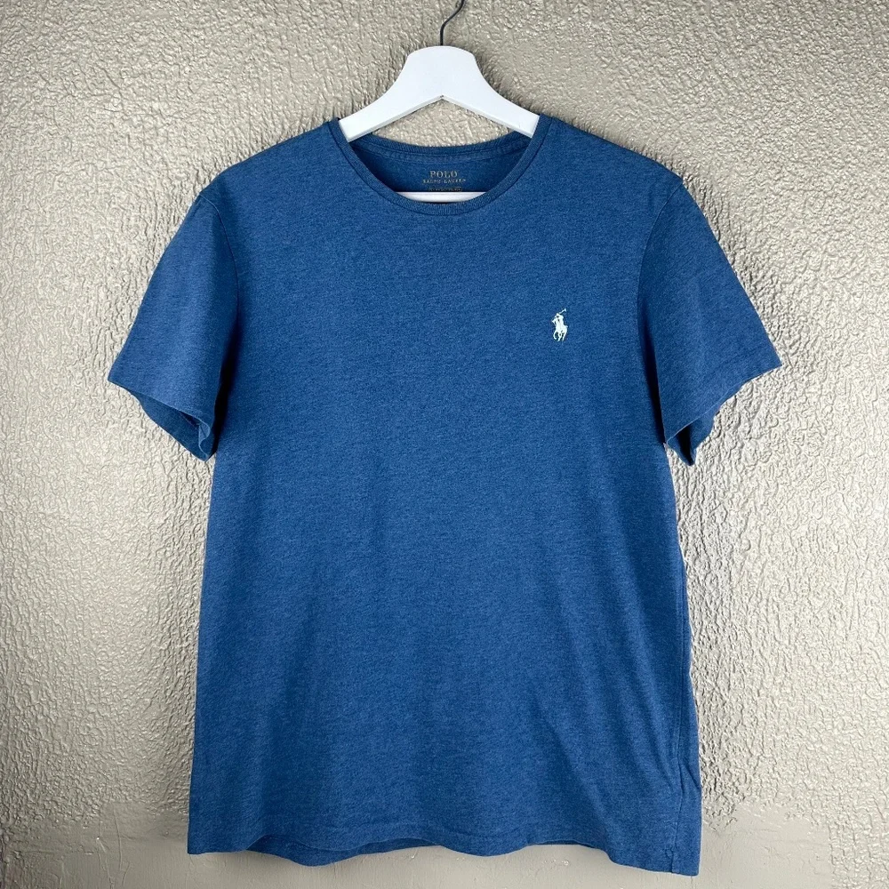 Polo Ralph Lauren Men’s Sz Small Powder Blue Short Sleeve Cotton T-Shirt - Picture 1 of 4
